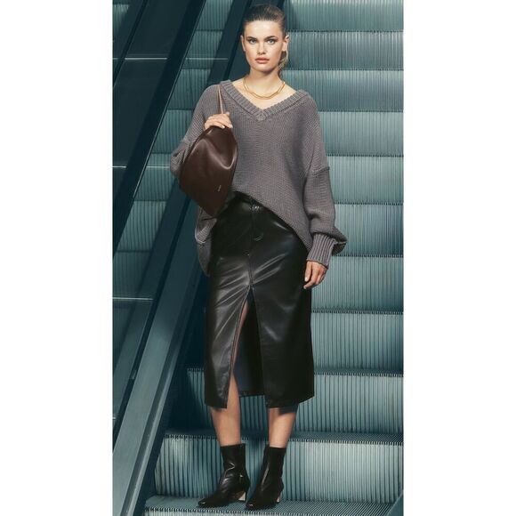 Free People Alli Oversized Chunky Heavy Sweater Medium - Picture 13 of 16